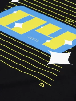 MANTO t-shirt RACING OVERSIZE schwarz