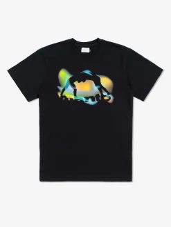 MANTO t-shirt REFLECTION schwarz