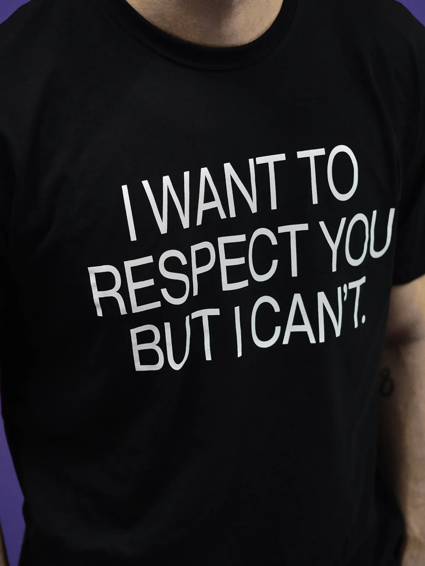 MANTO t-shirt RESPECT schwarz