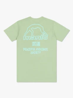 MANTO t-shirt SOCIETY 25 lime