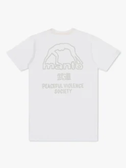 MANTO t-shirt SOCIETY 25 white