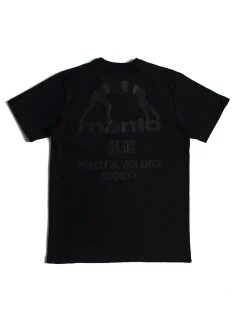 MANTO t-shirt SOCIETY blackout