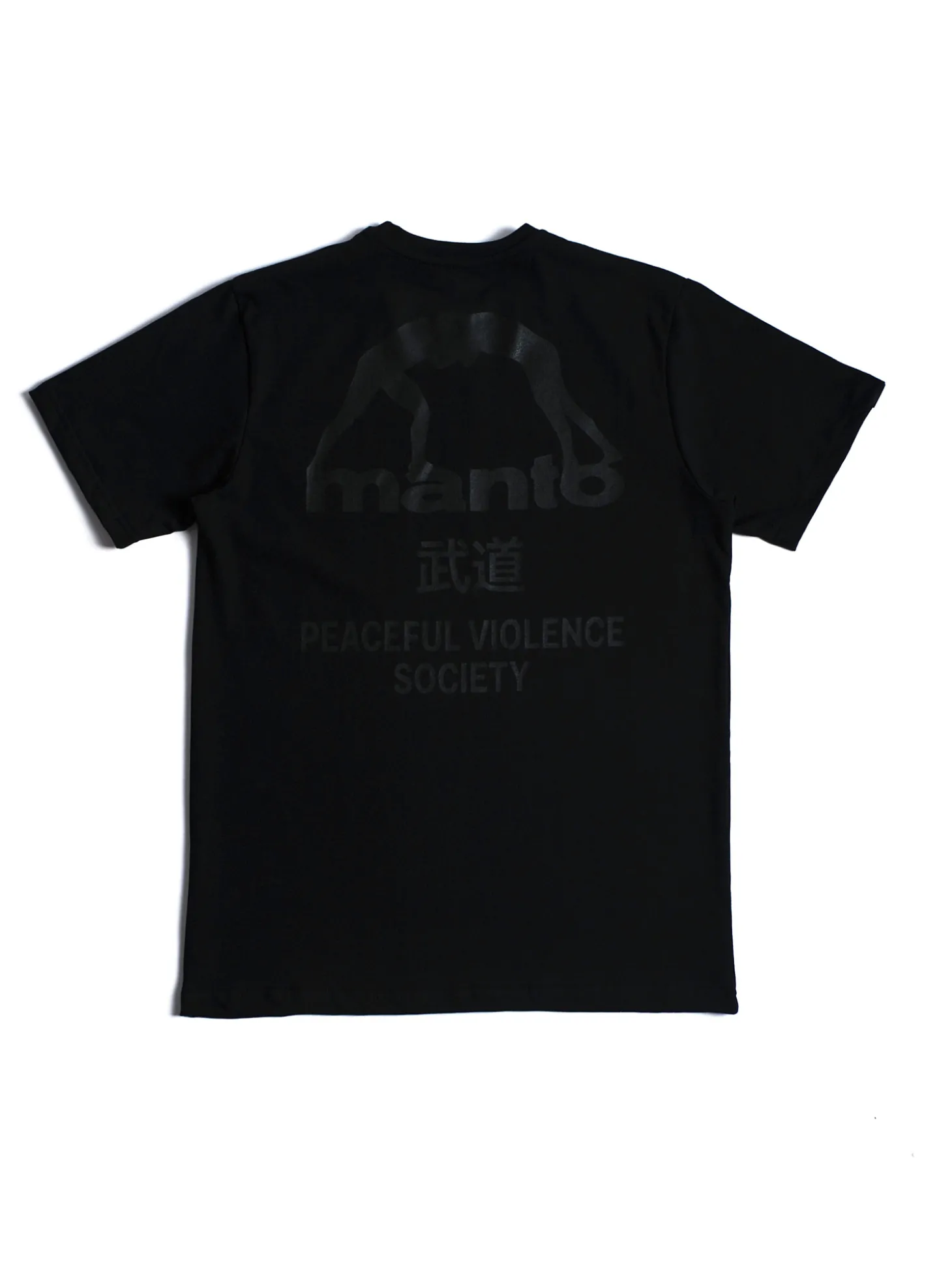 MANTO t-shirt SOCIETY blackout