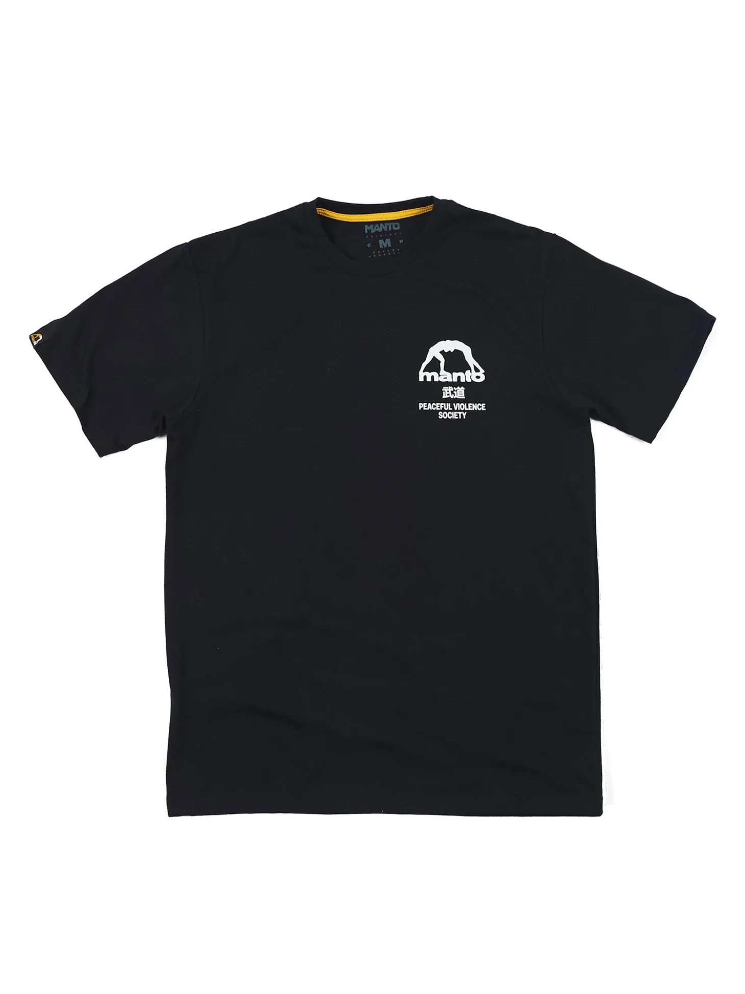 MANTO t-shirt SOCIETY schwarz