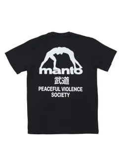 MANTO t-shirt SOCIETY schwarz