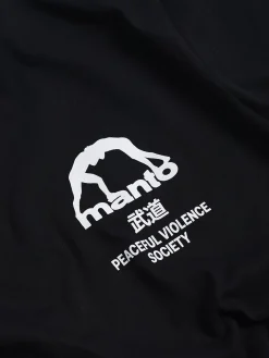 MANTO t-shirt SOCIETY schwarz