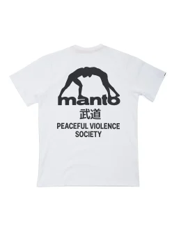 MANTO t-shirt SOCIETY weiss