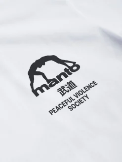 MANTO t-shirt SOCIETY weiss