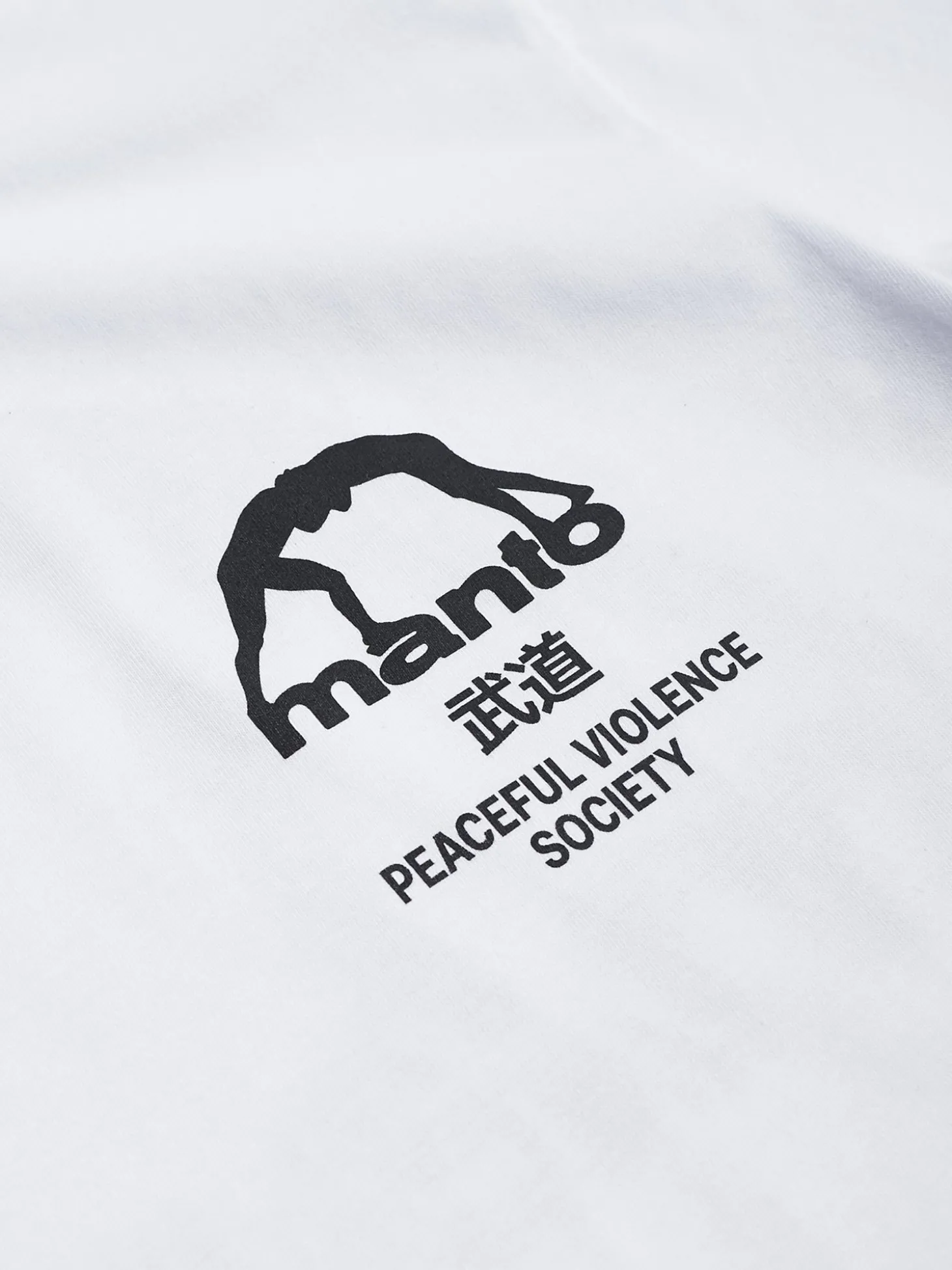 MANTO t-shirt SOCIETY weiss