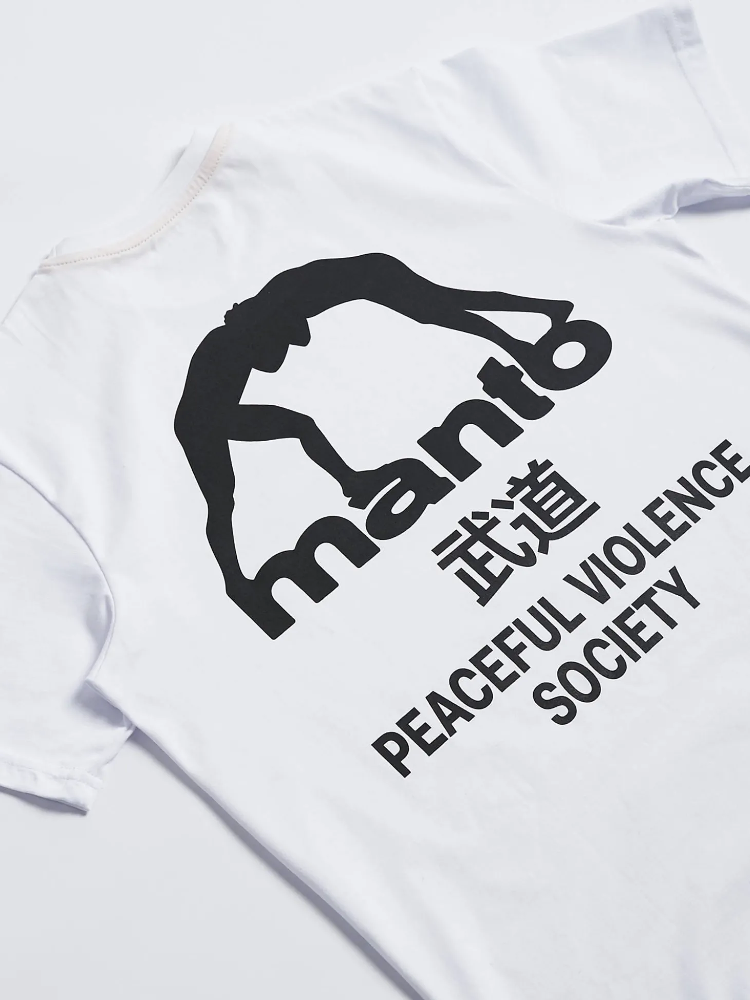 MANTO t-shirt SOCIETY weiss