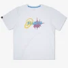 MANTO t-shirt SPLASH OVERSIZE weiss