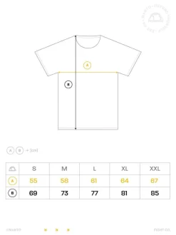 MANTO t-shirt SPLASH OVERSIZE schwarz