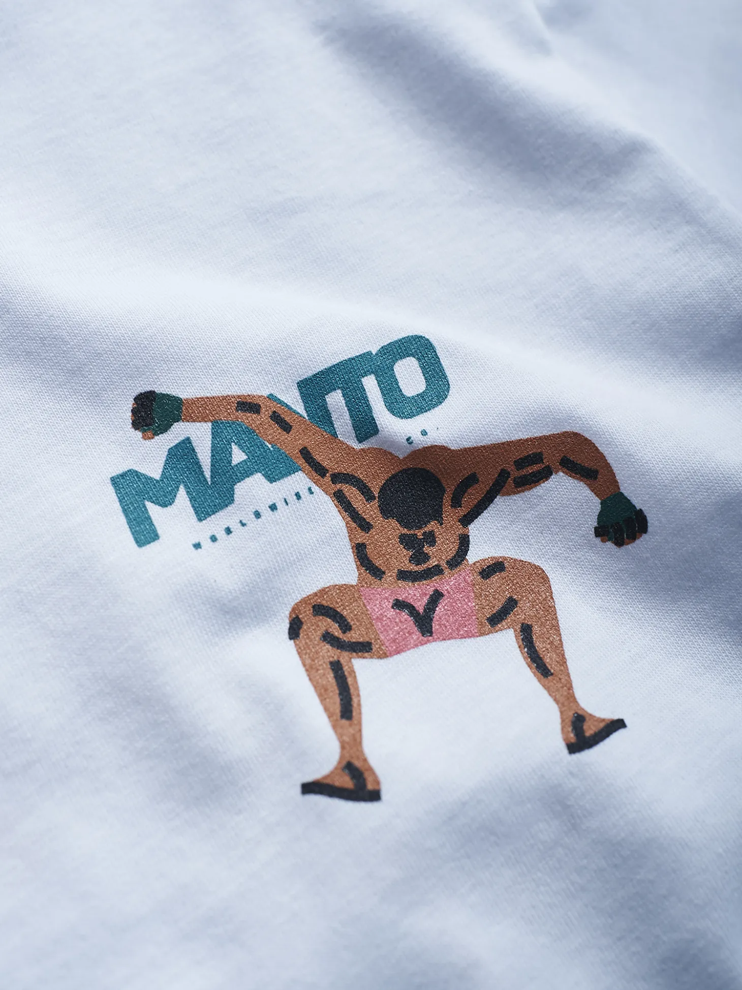 MANTO t-shirt STOMP weiss
