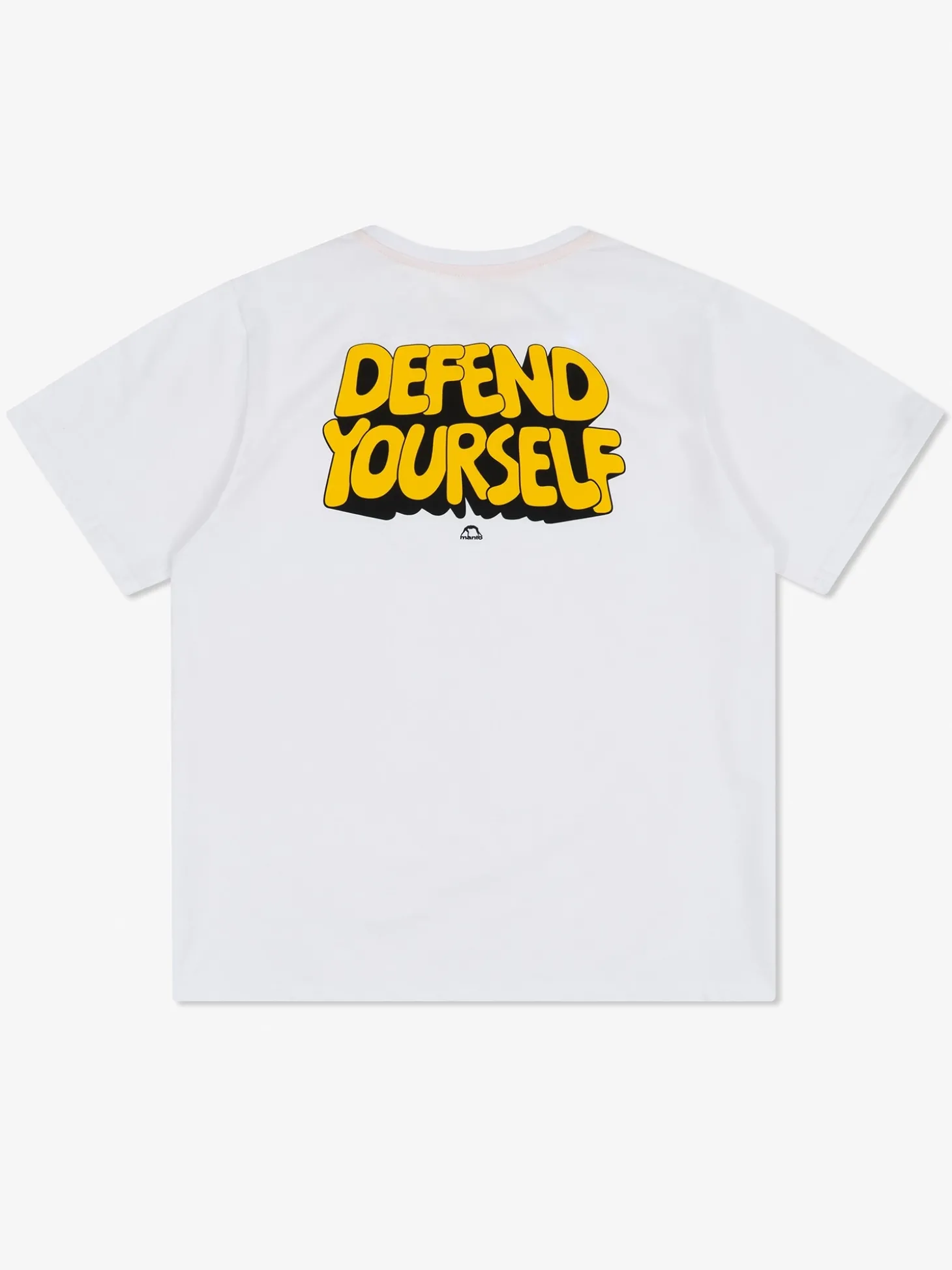 MANTO t-shirt THICKO OVERSIZE weiss