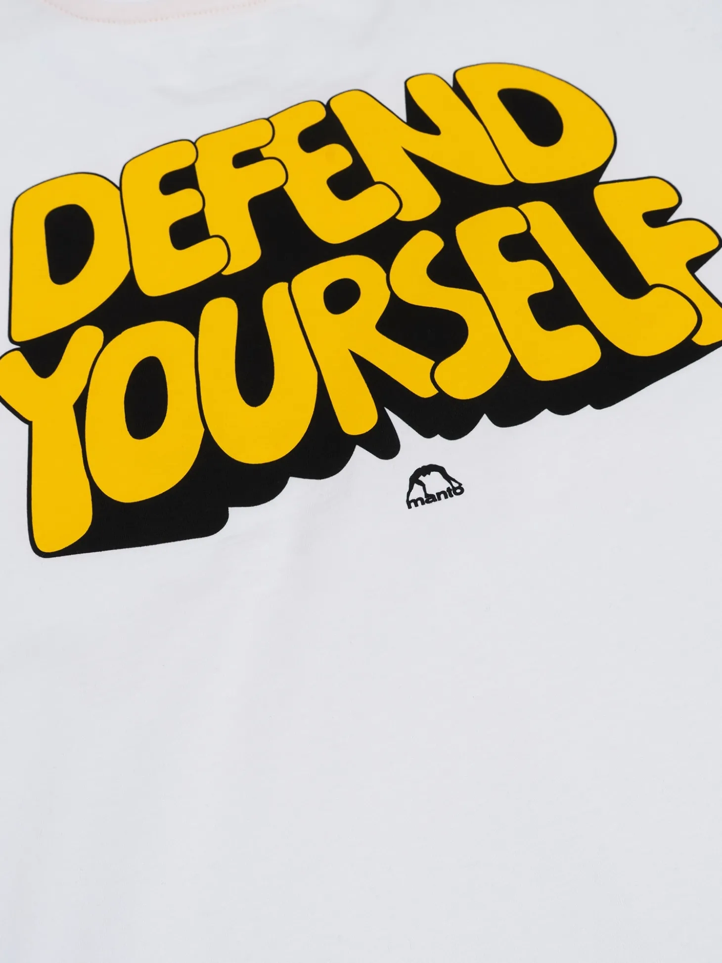 MANTO t-shirt THICKO OVERSIZE weiss
