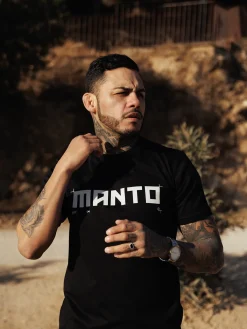 MANTO t-shirt ULTRA schwarz