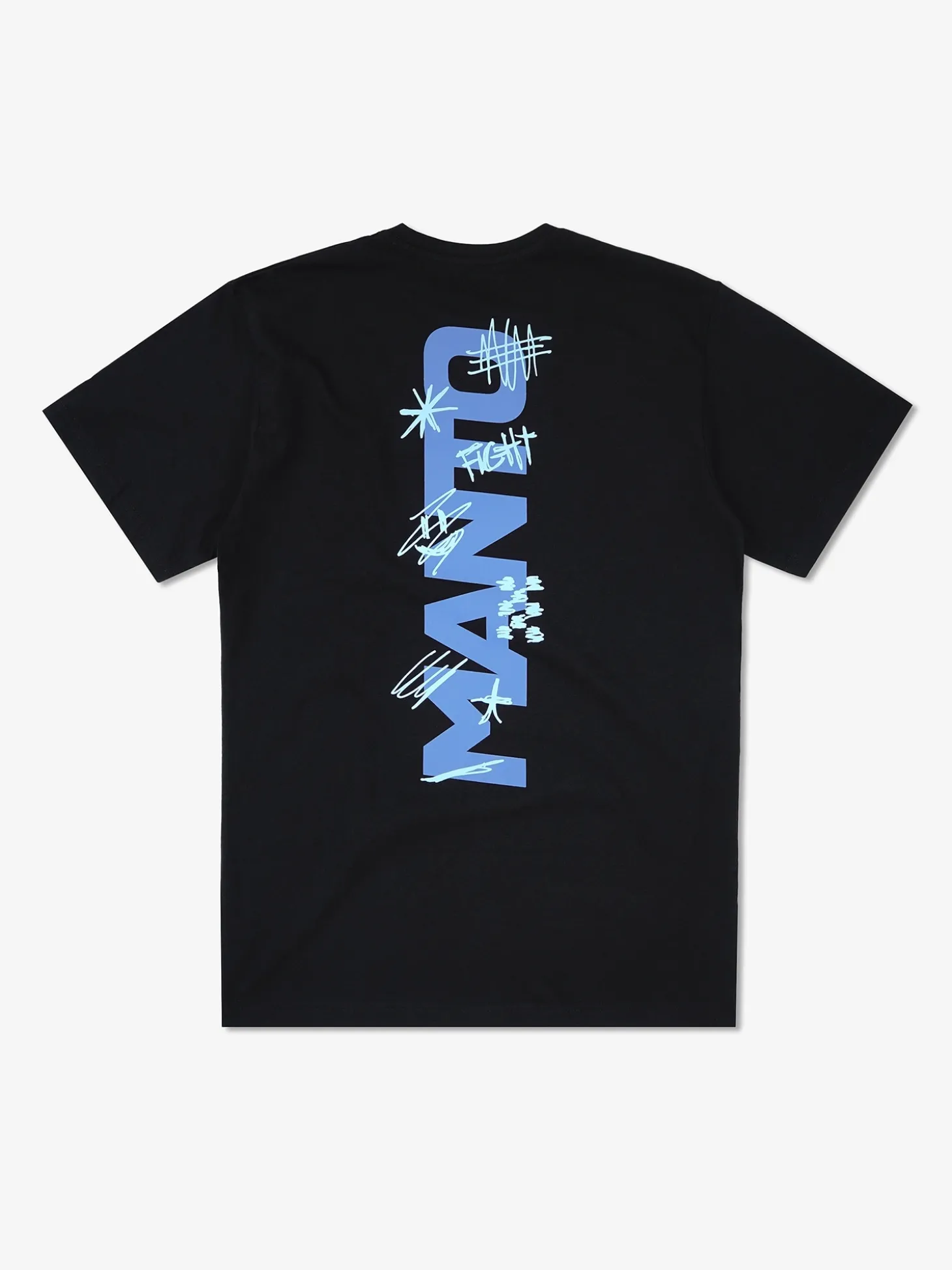 MANTO t-shirt VERTICAL schwarz