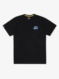 MANTO t-shirt VERTICAL schwarz