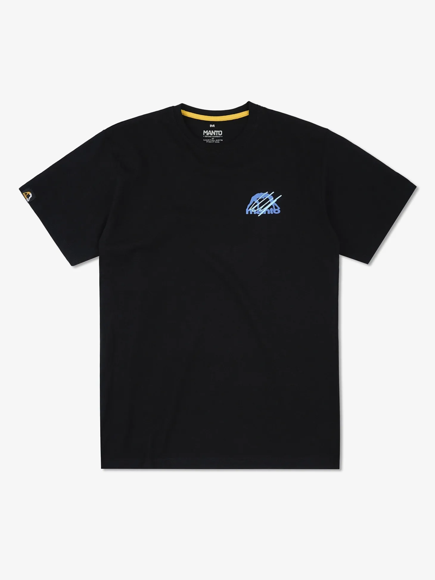 MANTO t-shirt VERTICAL schwarz