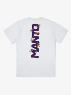 MANTO t-shirt VERTICAL weiss