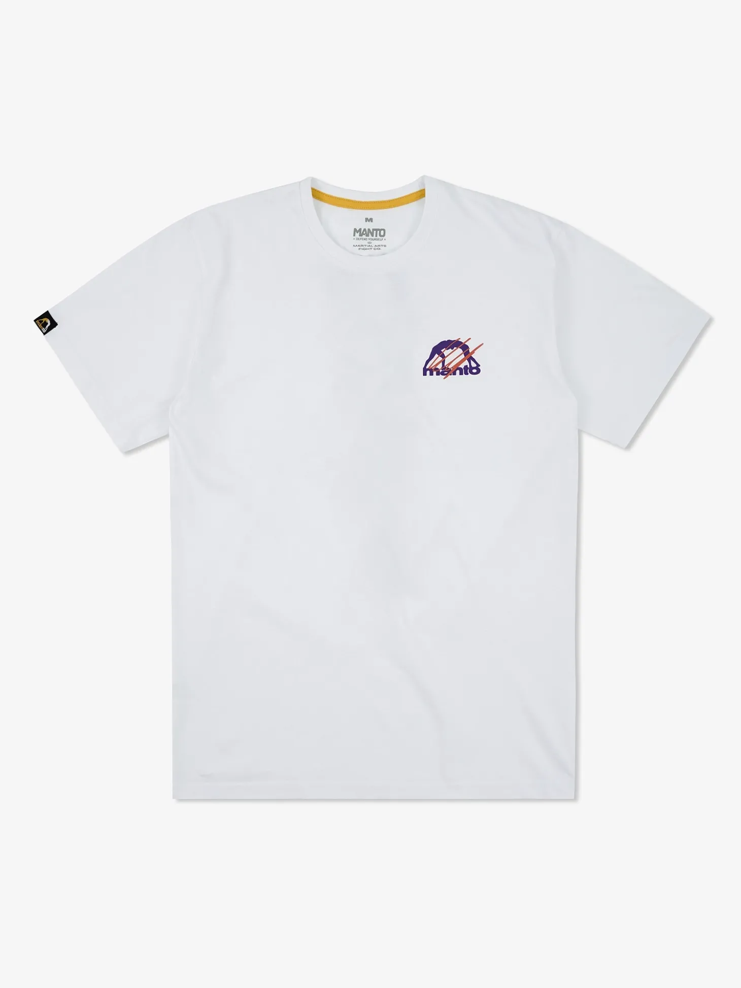 MANTO t-shirt VERTICAL weiss