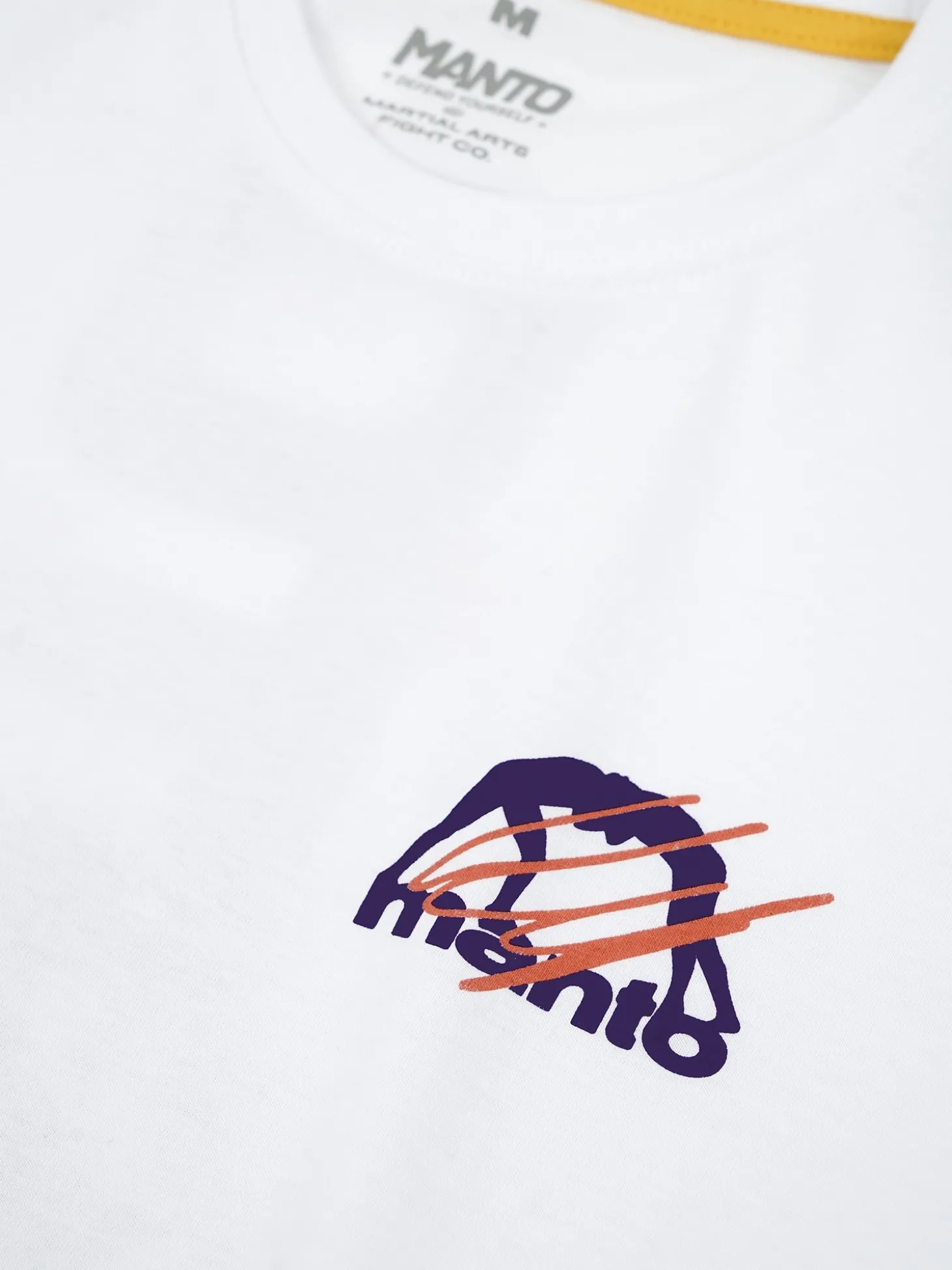 MANTO t-shirt VERTICAL weiss