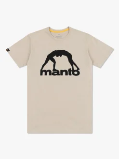 MANTO t-shirt VIBE 25 beige-black