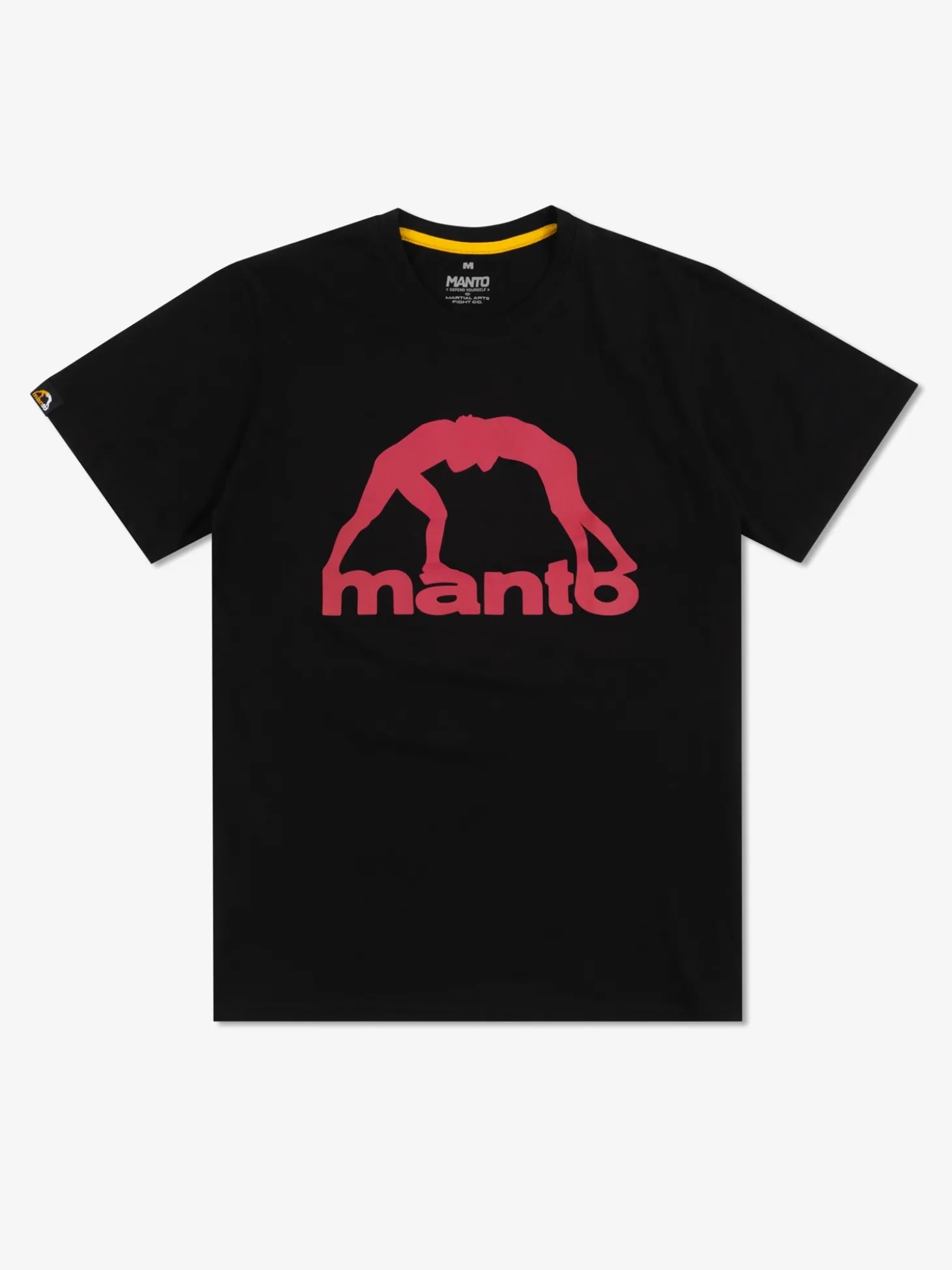 MANTO t-shirt VIBE 25 schwarz-rot