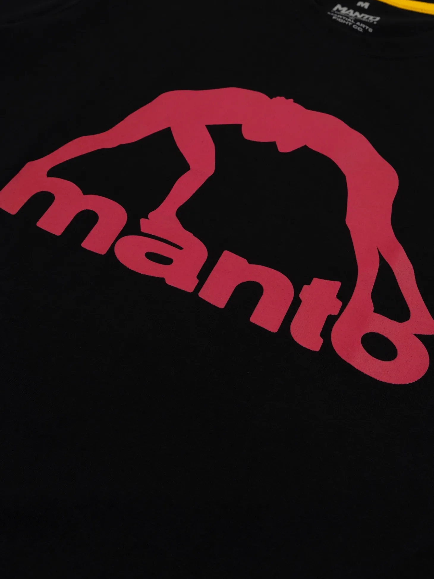 MANTO t-shirt VIBE 25 schwarz-rot