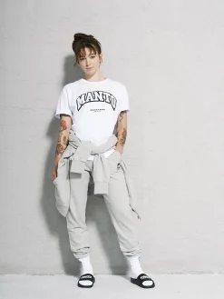 MANTO t-shirt WARSZAWA OVERSIZE  weiss