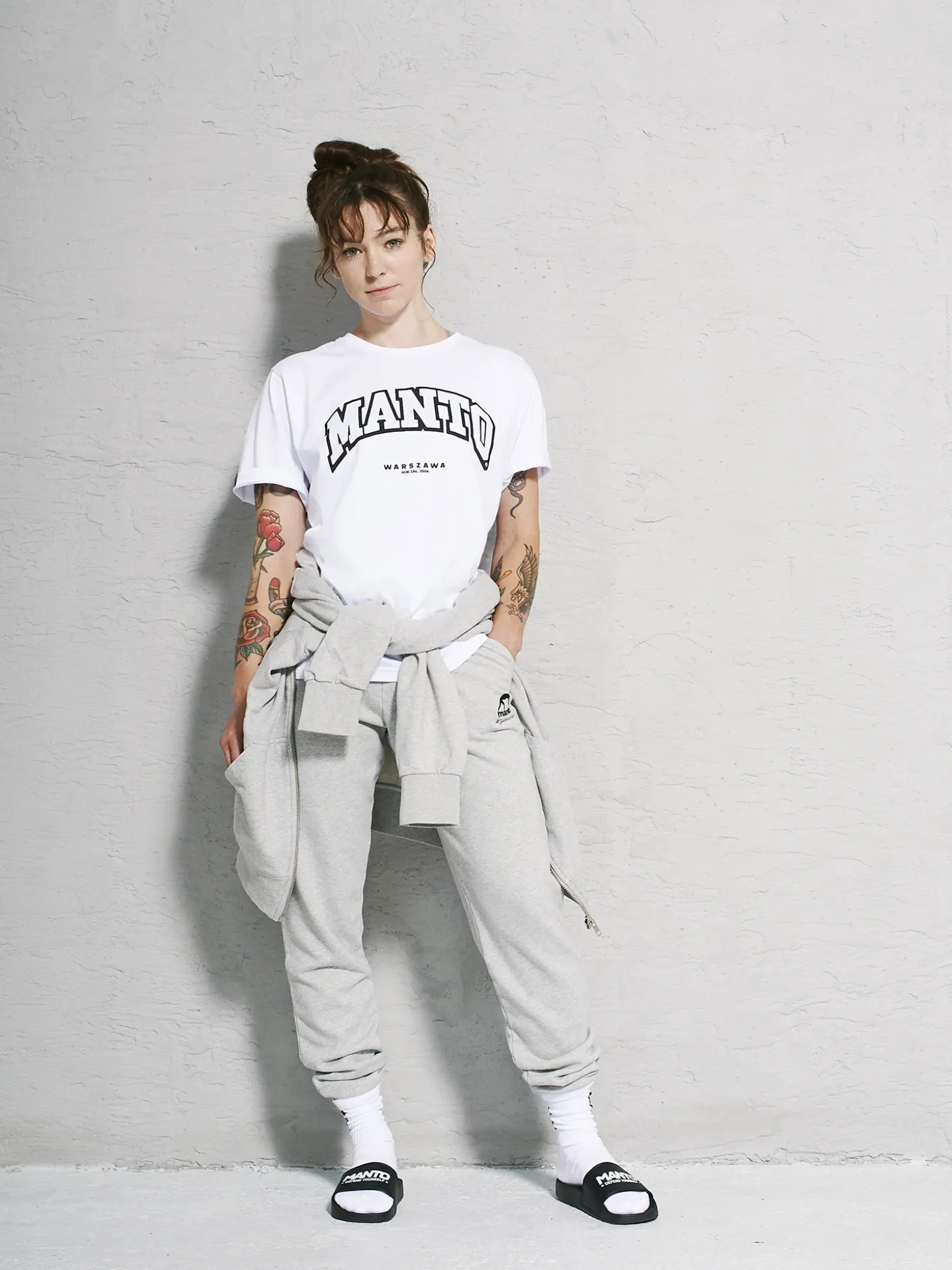 MANTO t-shirt WARSZAWA OVERSIZE weiss
