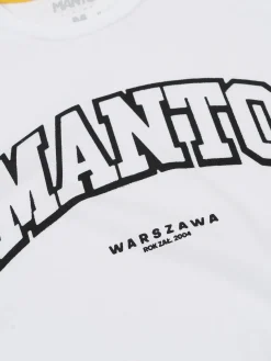 MANTO t-shirt WARSZAWA OVERSIZE weiss