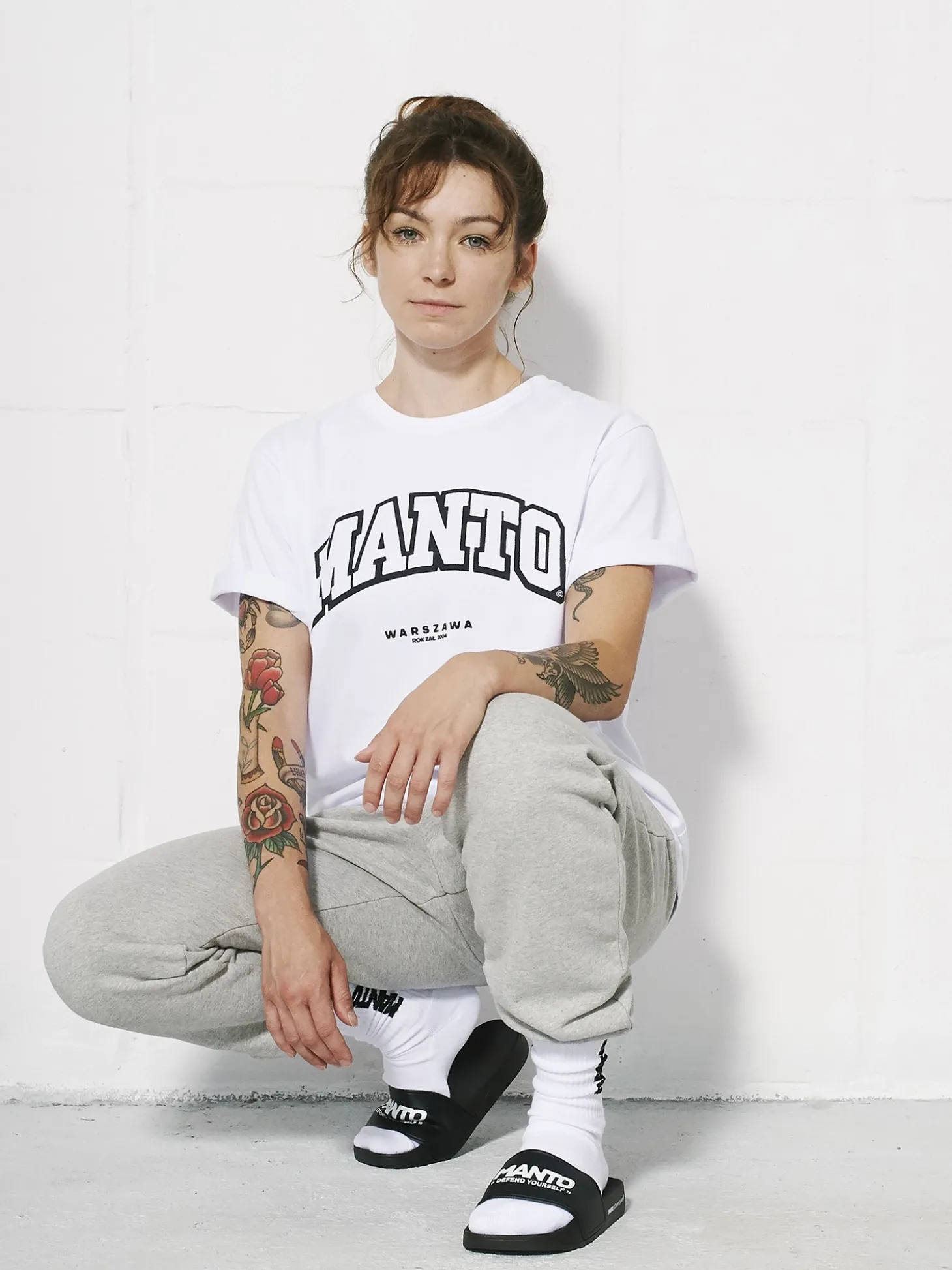 MANTO t-shirt WARSZAWA OVERSIZE weiss