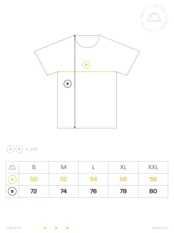 MANTO t-shirt XERO BJJ weiss