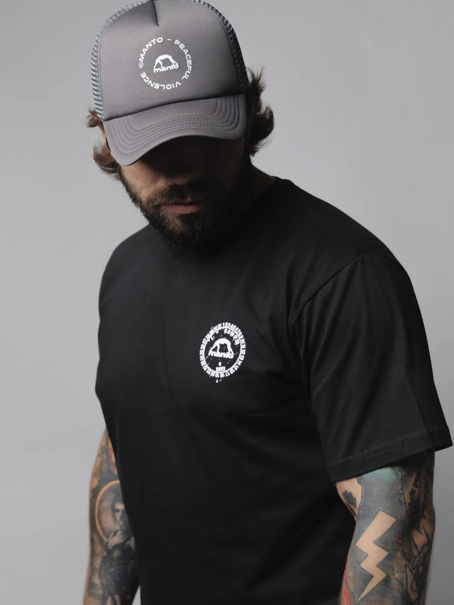 MANTO t-shirt XERO schwarz