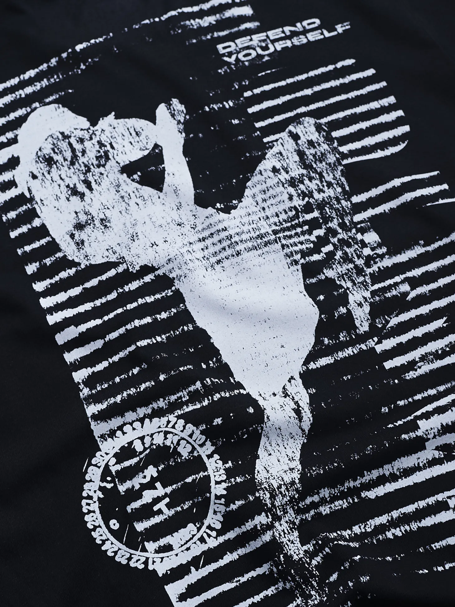 MANTO t-shirt XERO schwarz