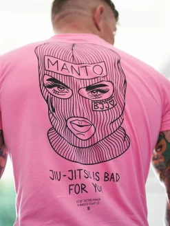 MANTO x KTOF t-shirt BALACLAVA rosa