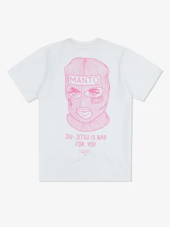 MANTO x KTOF t-shirt BALACLAVA weiss