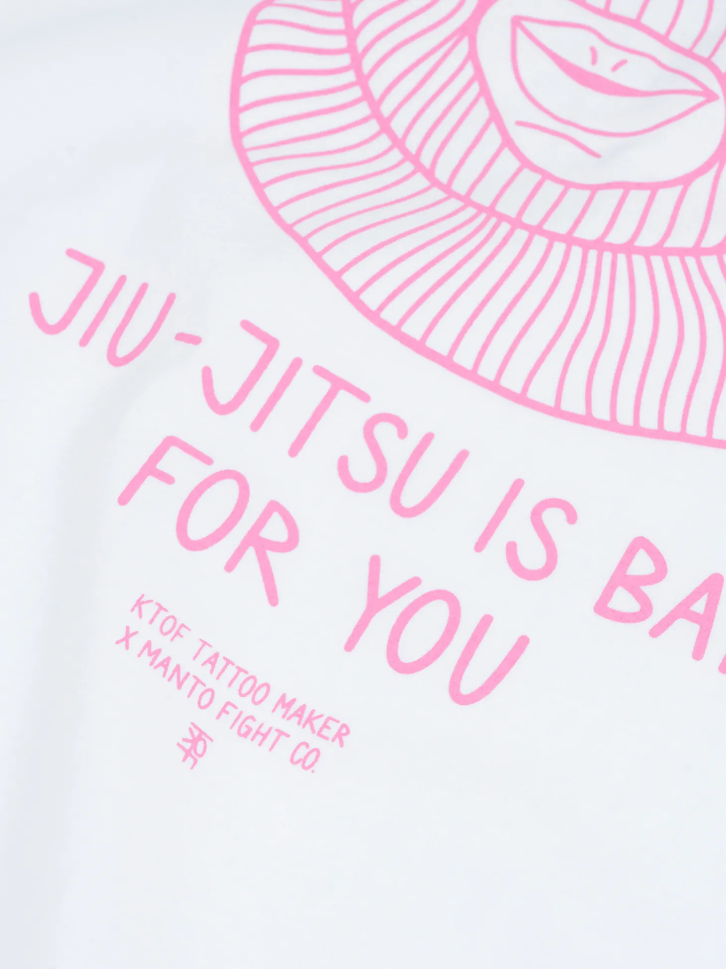 MANTO x KTOF t-shirt BALACLAVA weiss