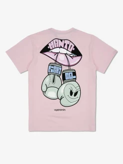 MANTO x KTOF t-shirt GLOVES rosa