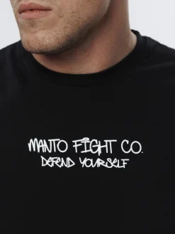 MANTO x KTOF t-shirt LEGAL schwarz