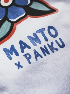 MANTO x Panku t-shirt RIP weiss