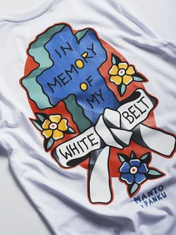 MANTO x Panku t-shirt RIP weiss