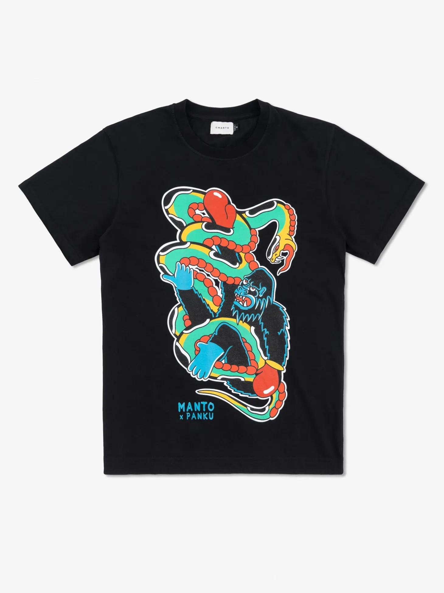MANTO x Panku t-shirt STRUGGLE schwarz