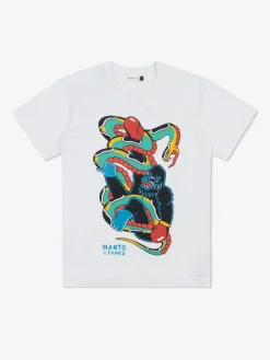 MANTO x Panku t-shirt STRUGGLE weiss