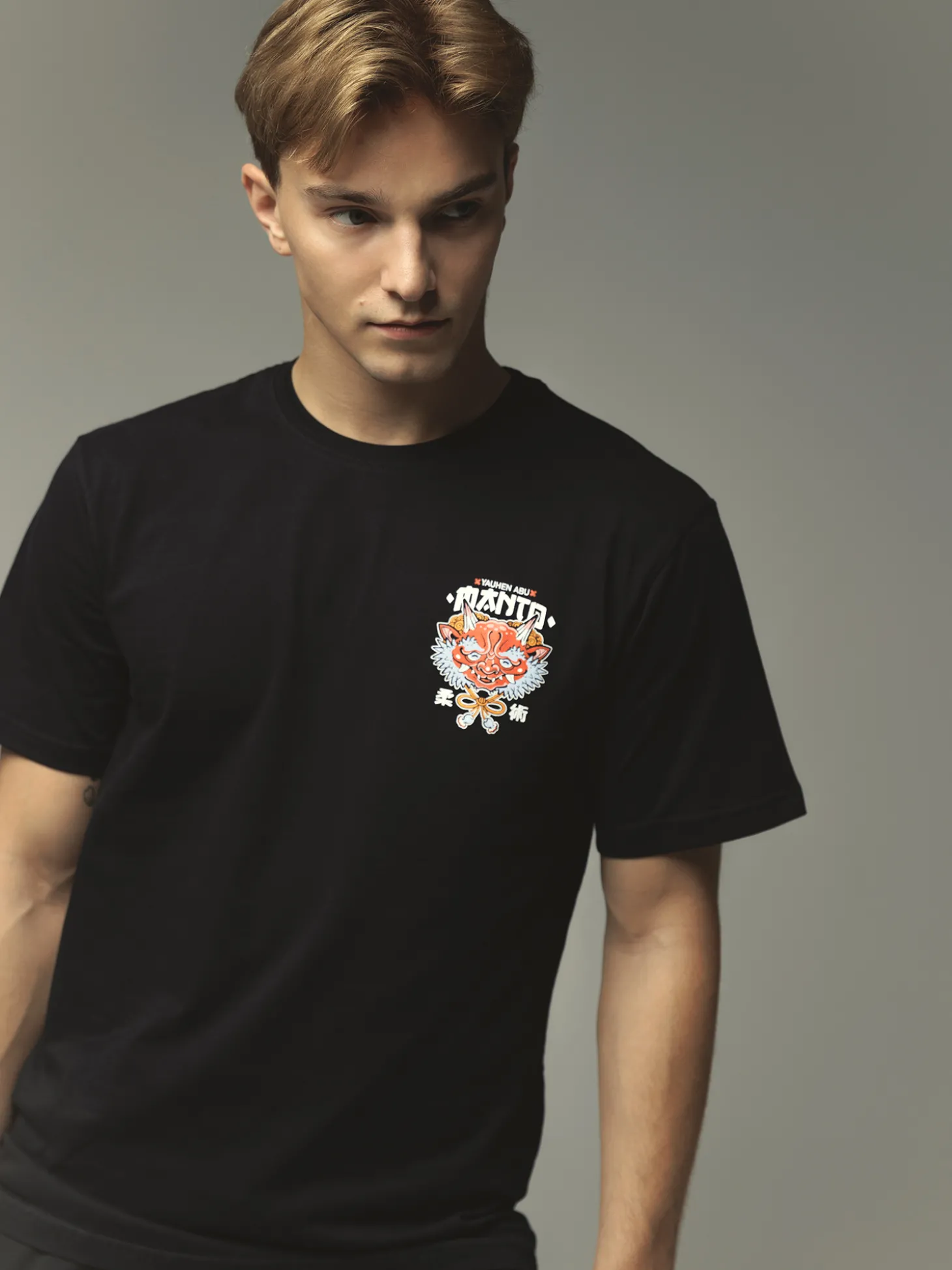 MANTO x Yauhen Abu t-shirt ONI schwarz